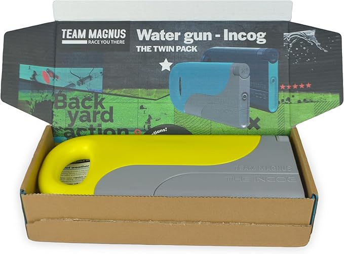 The Incog Squirt Gun: Long Range Water Gun with 32' Water Jet and 1200 CC Tank - Powerful Water Guns for Adults - Sniper Water Play and Pool use for Kids 8-12