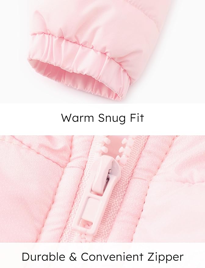 Disney Stitch Frozen Elsa Minnie Mouse Toddler Girl/Boy Puffer Jacket Kids Heavyweight Hooded Warm Winter Down Coat 2-13Years