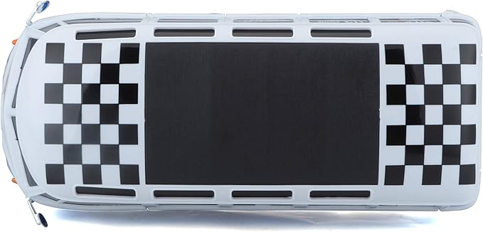 Maisto 1:24 RC VW Van Samba 2.4GHZ Remote Control Vehicle, White/Blue (81529-00000009)