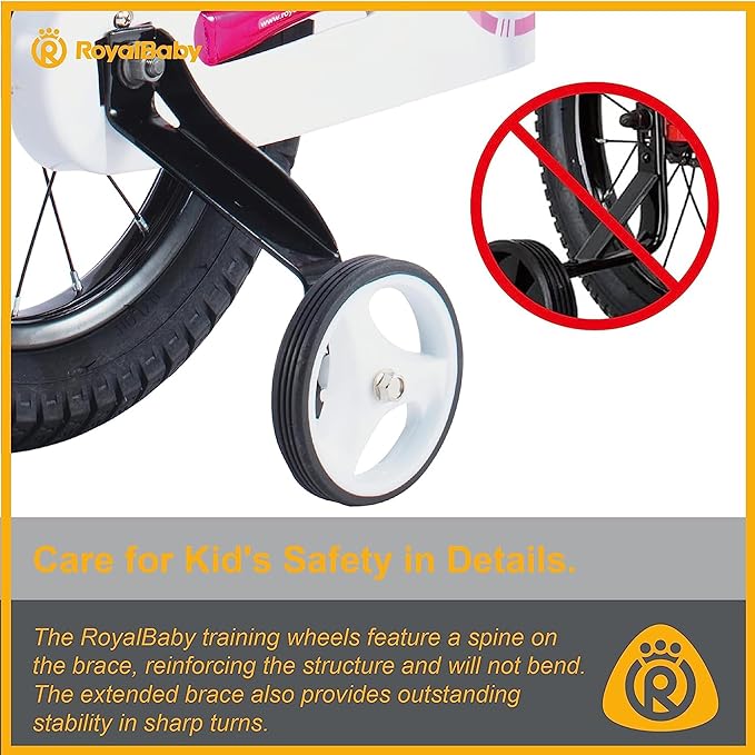 RoyalBaby Kids Bike Freestyle Classic & EZ Balance Pedal Switchable Bicycle, 12 14 16 18 Inch, 3-10 Years Toddler to Big Kids