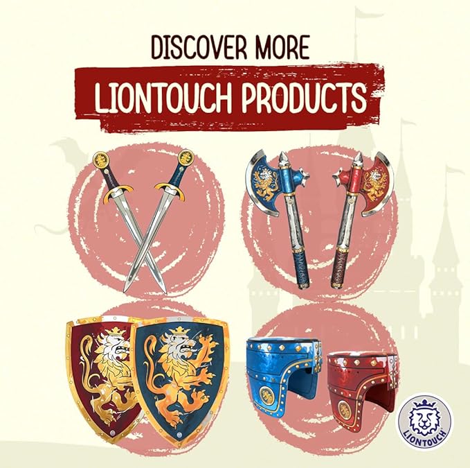 Liontouch Medieval Noble Knight Satin Toy Cape for Kids | Part of A Kid's Costume Line