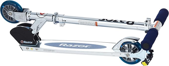 Razor AW Kick Scooter for Kids - Wheelie Bar, Lightweight, Foldable, Aluminum Frame, and Adjustable Handlebars