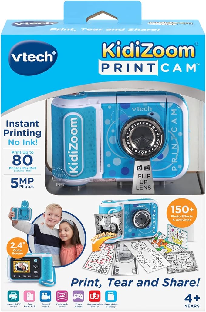 VTech KidiZoom PrintCam, Blue