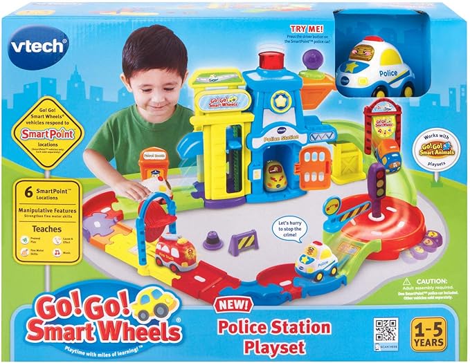 VTech Go! Go! Smart Wheels Police Station Playset