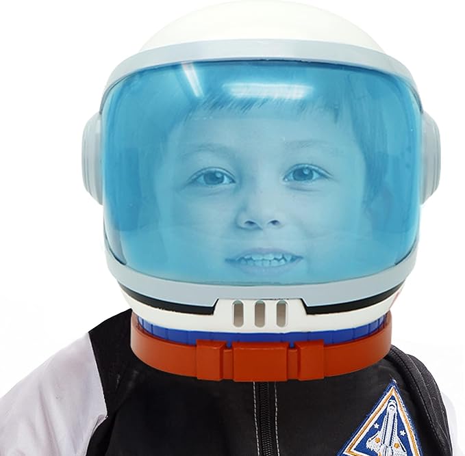 Spooktacular Creations Astronaut Helmet for Kids with Movable Visor Pretend Role Play Accessory Toy Set Halloween Costumes