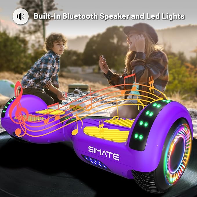 Scooter, Bluetooth & Corlorful LED Lights, Gifts for Kids & Adults & Girls & Boys, for All Ages
