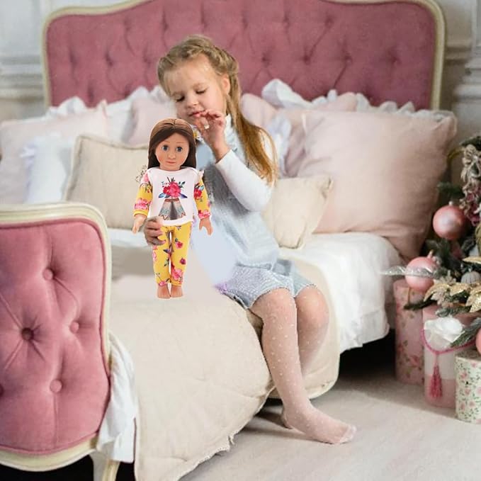 10 Sets of 18 Inch American Doll Clothes, Including 10 of Doll Clothing Dress Outfits for Gift Dolls, Birthday Gifts for Kids