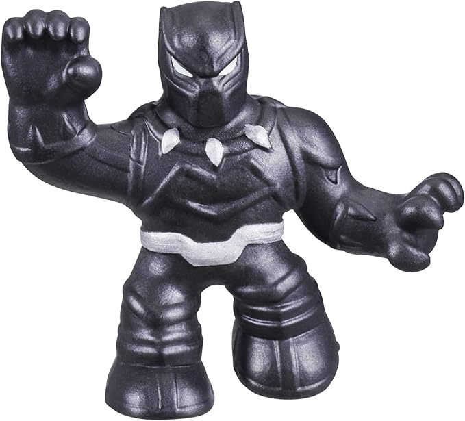 Heroes of Goo Jit Zu Marvel Mega Mini 6 Pack - Squishy, Stretchy, Gooey Mini Heroes - Ironman, Spider-Man, Captain America, Miles Morales, Hulk and Black Panther