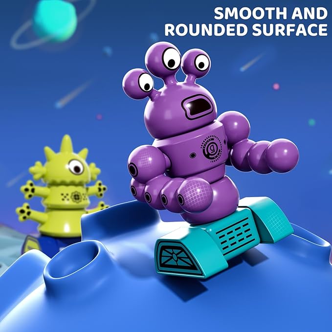 Magnet Robot Toys for Kids 3-5 - Magnetism Stacking Transform Boys Toys for Ages 5-7 with Storage Box, Set for Toldllers Age 3-8 Years Old Girls, Christmas and Birthday Gifts