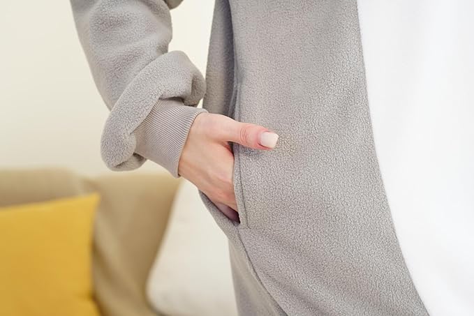 Unisex Adult Onesie Pajamas, Polar Fleece Cosplay Animal One Piece Halloween Costume Pajamas Homewear