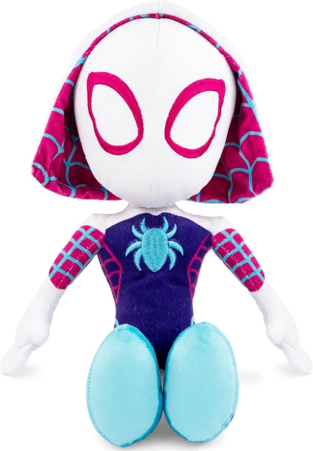 Jay Franco Marvel Spidey and His Amazing Friends Gwen The Ghost-Spider Pillow Buddy - Super Soft Polyester Microfiber, 18 inches (Official Marvel Product)