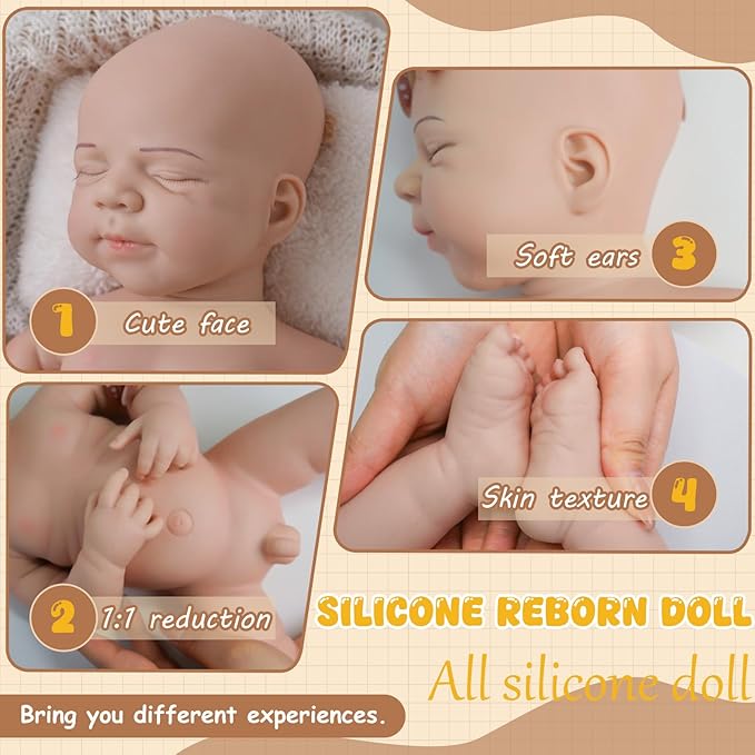 Silicone Reborn Doll Full Silicone