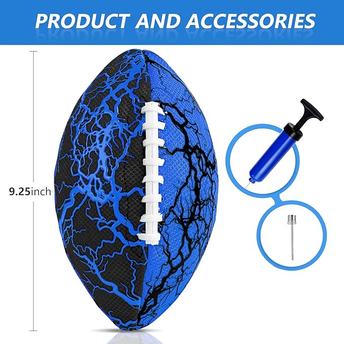 Jasonwell Pool Beach Water Football - Waterproof Football Strong Grip Fun Pool Toys Games for Swimming Pools Beach Lake Park Backyard Outdoor Play for Kids Children Teens Adults Family