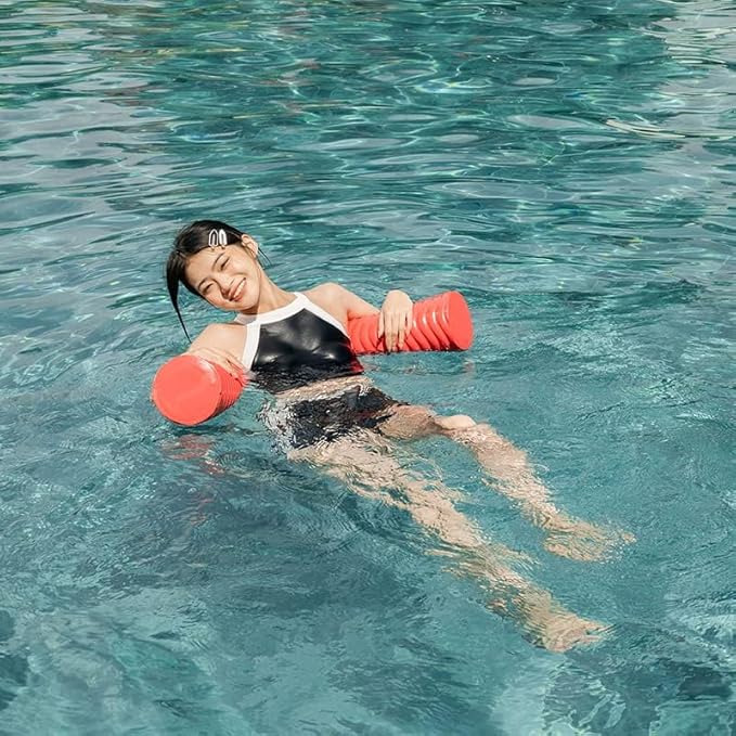 IMMERSA Jumbo Swimming Pool Noodles, Premium Soft Water-Based Vinyl Coating and UV Resistant Foam Noodles for Swimming and Floating, Lake Floats, Pool Floats for Adults and Kids.