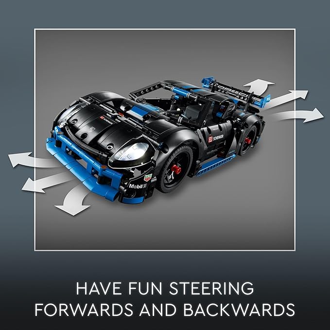 LEGO Technic Porsche GT4 e-Performance Race Car Toy, Remote Control Car with Authentic Details, Interactive Model Porsche Gift for Kids Ages 10 and Up Who Love Luxury Vehicles, 42176