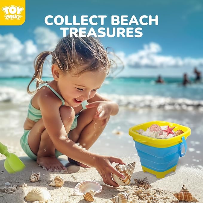 TOY Life Beach Toys for Kids Ages 4-8, Sand Toys for Toddlers 1-3, Beach Toys for Toddlers 1-3, Kids Beach Toys for Kids Ages 8-12, Sandbox Toys, Sand Castle Building Kit, Sand Toys for Kids Ages 4-8