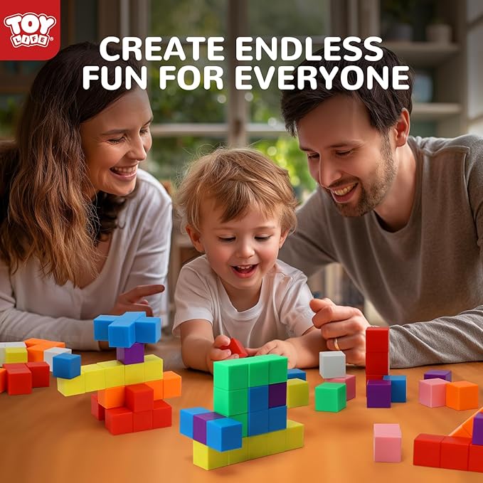 TOY Life Magnetic Building Blocks for Toddlers Ages 3-5 and Kids 4-8 - STEM Learning Preschool Building Toys
