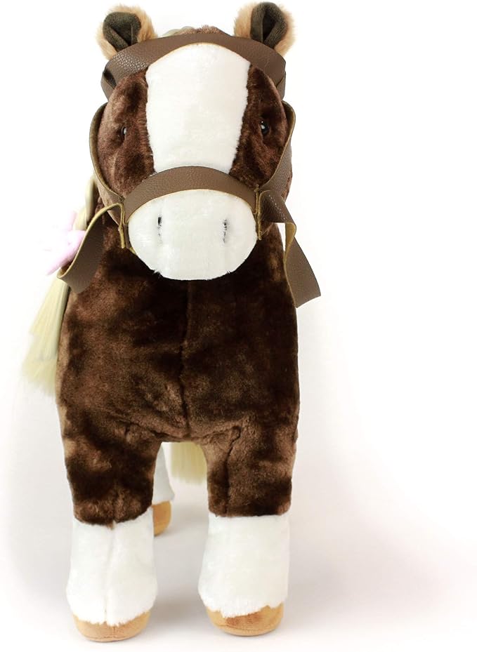 Playtime by Eimmie Play Pack Sets (Plush Horse Doll with Saddle)