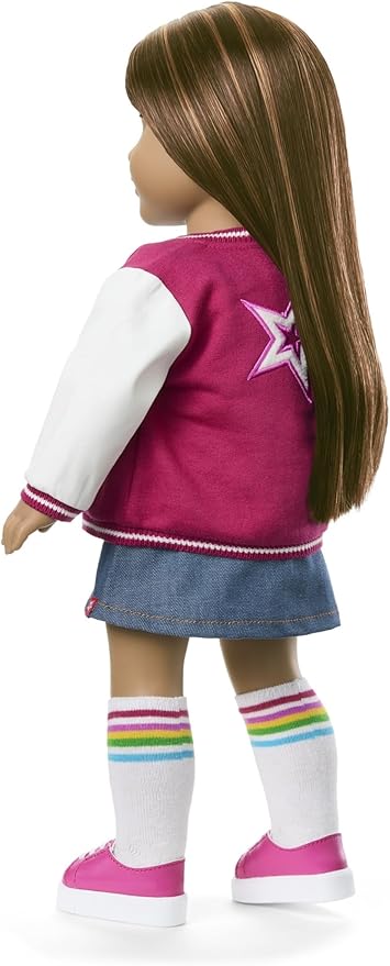 American Girl, Truly Me 18-inch Doll #122 with Brown Eyes, Straight Dark-Brown Hair, Tan Skin, for Ages 6+