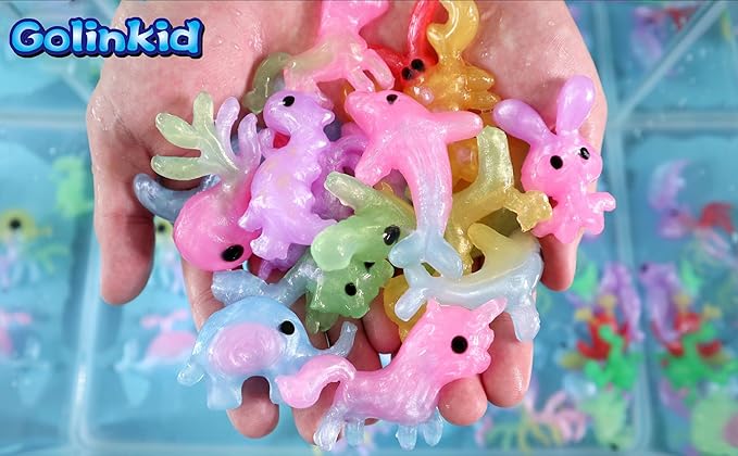Magic Water Elf Toy Kit,12 Bottles 18 Molds 70ML Aqua Fairy Water Gel Kit for Kids with Sparkling Magic Gel, Crate Your Own Magic Water Elf Aqua Fairy Water Pets Craft Kits for Kids