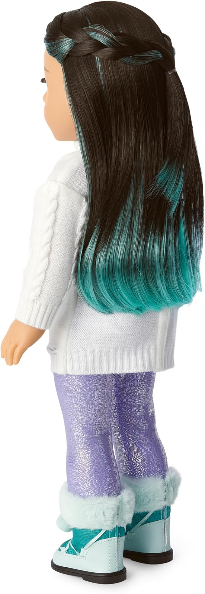 American Girl Corinne Tan Girl of the Year 2022 18-inch Doll and Book with Sweater, Leggings, and Boots, For Ages 8+