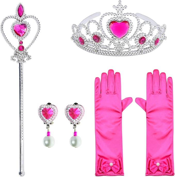 Luxury Princess Dress Costumes with Shining Long Cape Girls Birthday Party