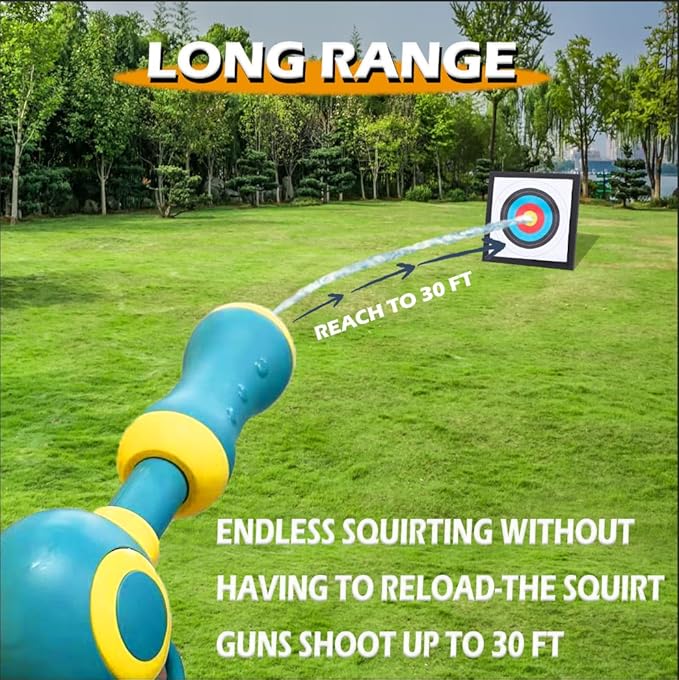 Inflatable Pool Float with Water Gun, Floaties for Adults Teens and Kids, Pool Toys for Kids Ages 8-12, Beach Inner Pool Tubes for Floating, Summer Fun Pool Party Swim Ring