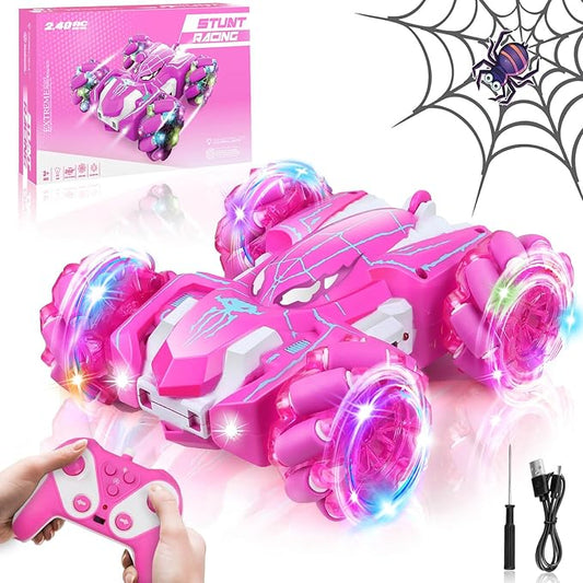 Dolanus Spider Remote Control Car, RC Cars Kids Toys Girls 3-5, Toys for Ages 8-13, Gifts for 3 4 5 6 7 8 10 12 Year Old Girls Kids Toddlers Birthday