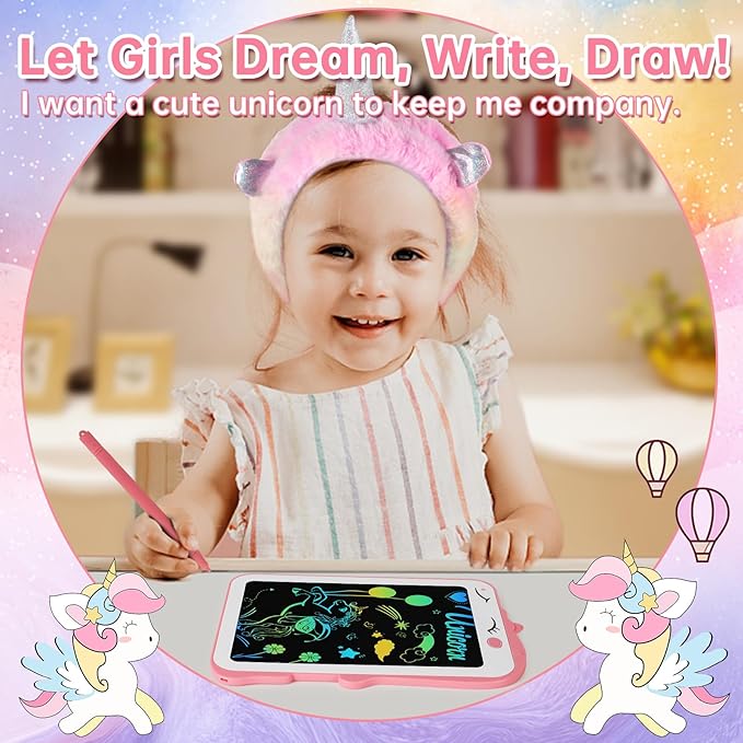 Jenria Unicorn Gifts for Girls, Girls Toys Age 6-8, Preschool Graduation Gifts Birthday Gifts for Girls Age 3 4 5 6 7 8 Years Old Girl Birthday Gift Ideas, Unicorn Toys, for Daughter, Niece