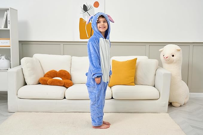 Unisex Adult Onesie Pajamas, Polar Fleece Cosplay Animal One Piece Halloween Costume Pajamas Homewear