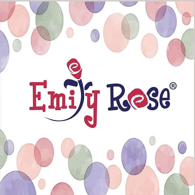 Emily Rose 18" Pink Fabric Bed Bedroom Set with Bedding, Nightstand, Clothes Storage Bins, Working Lamp & Alarm Clock | 14-18 inch Doll Wooden Furniture Gift Set for Little Girls Kids