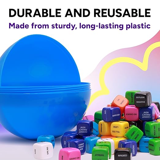 Big Claw Machine Capsules Orange Plastic Sphere Party Favor Containers Round 5 pcs 6.3 inch Jumbo Plastic Christmas Ornaments Extra Large Candy Gift Box Empty Craft Party Supplies Vending Capsules