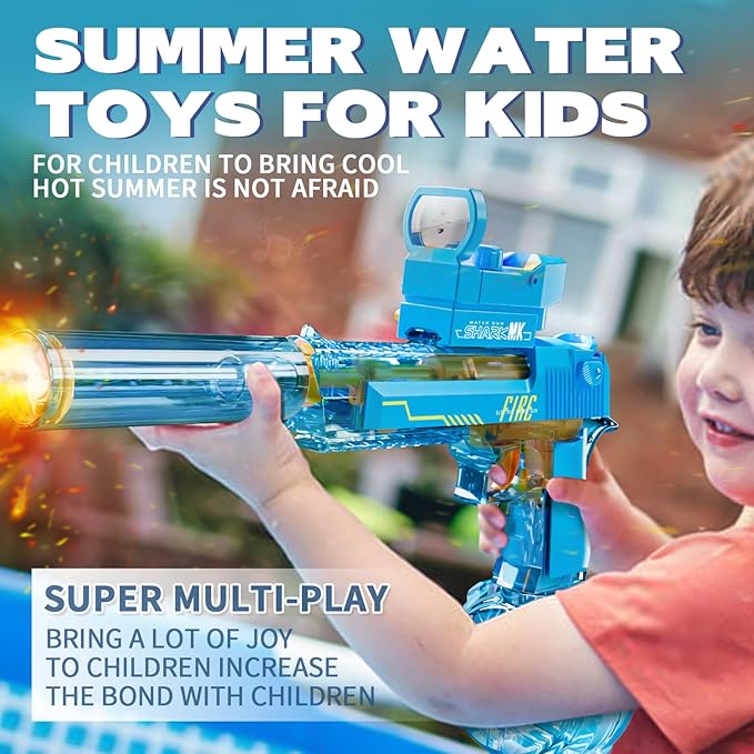 Electric Water Gun - Automatic Water Gun with Linkage Firing Function