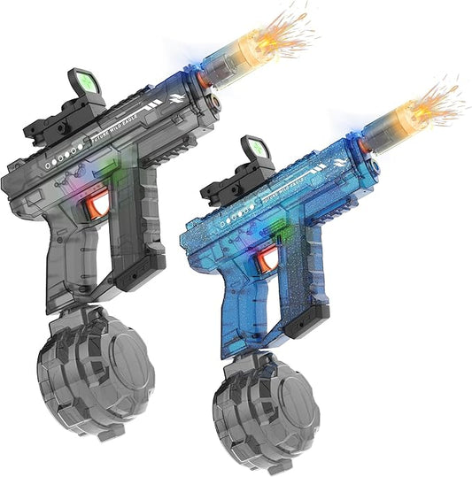 Electric Water Guns for Adults & Kids,Realistic Automatic Water Gun with 26-32 FT Long Range,800ml Large Water Tank,Splash-Resistant Design,Summer Outdoor Pool Beach Toy for Backyard Games(2 Pack)