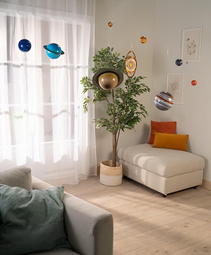 Ravensburger Solar System 540 Piece - 9 Planet 3D Jigsaw Puzzle Set for Kids & Adults | Easy Click Technology | Durable Material | Add a Splash of Color to Your Room Ages - No. 11668