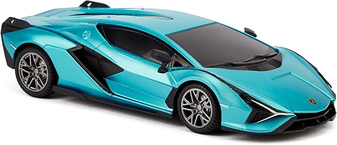 CMJ RC Cars Twin Pack: Officially Licensed Lamborghini Sian + Lambo Police RC Car Pack: Perfect for Lambo Racing Fans