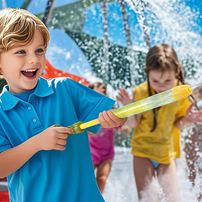 Water Guns for Kids Adults Summer Super Fighting Soaker Blaster Swimming Pool Noodle Beach Sand Outdoor Play Game Squirt Water Toys Party Favors (12 Packs)