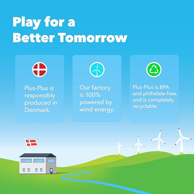 PLUS PLUS Big - 15 Piece Bunny Tube- Construction Building Stem/Steam Toy, Interlocking Large Puzzle Blocks for Toddlers and Preschool