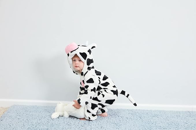 Dream cosplay Unisex Baby Costume,Baby Flannel Animal Halloween Home Clothing