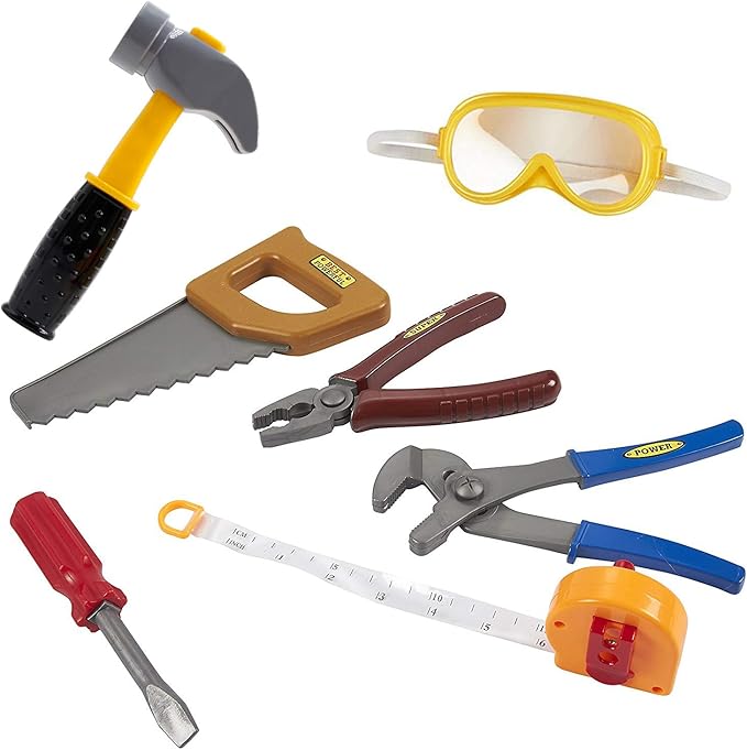 Construction Worker Costume Kids Dress Up Role Play Pretend Worker Costume Kits for Halloween