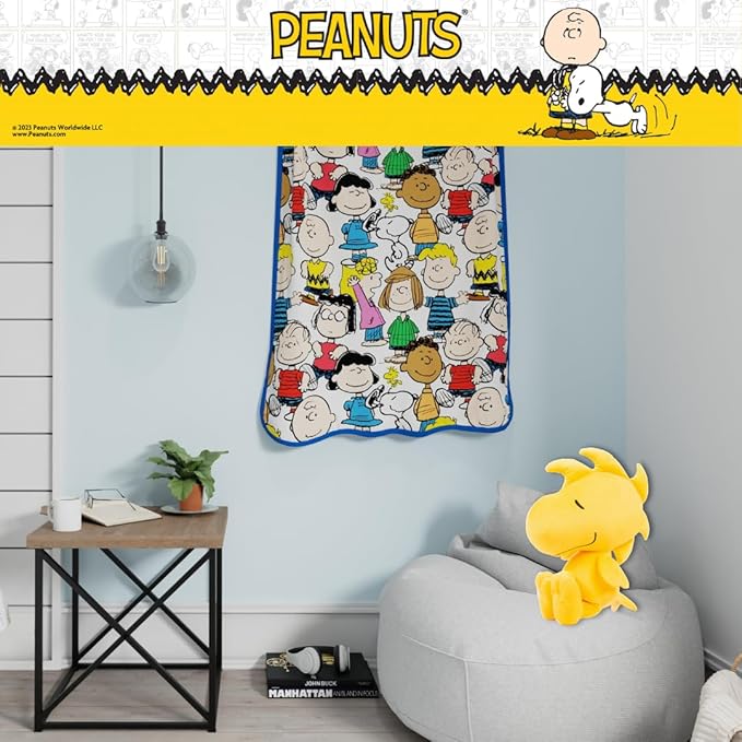 Peanuts Woodstock Bedding Super Soft Cozy Cuddle Pillow, (Officially Licensed Product) by Franco