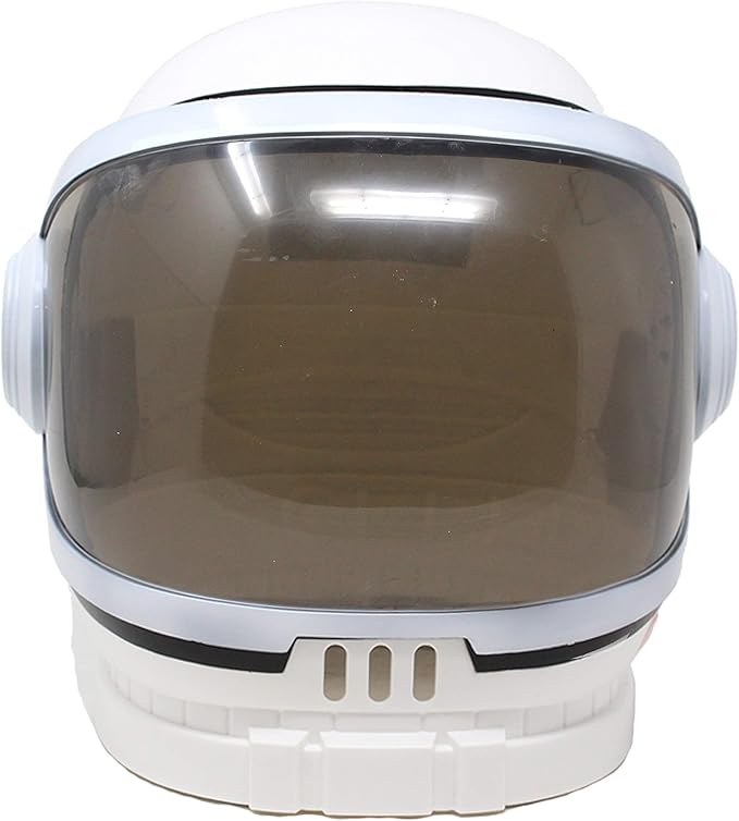 Spooktacular Creations Astronaut Helmet for Kids with Movable Visor Pretend Role Play Accessory Toy Set Halloween Costumes