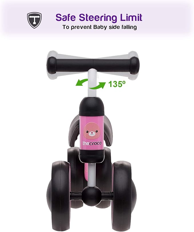 The Original Croco Ultra Lightweight and Sturdy Balance Bike.3 Models for 2, 3, 4, and 5-Year-Old Kids. Unbeatable Features. Toddler Training Bike, No Pedal