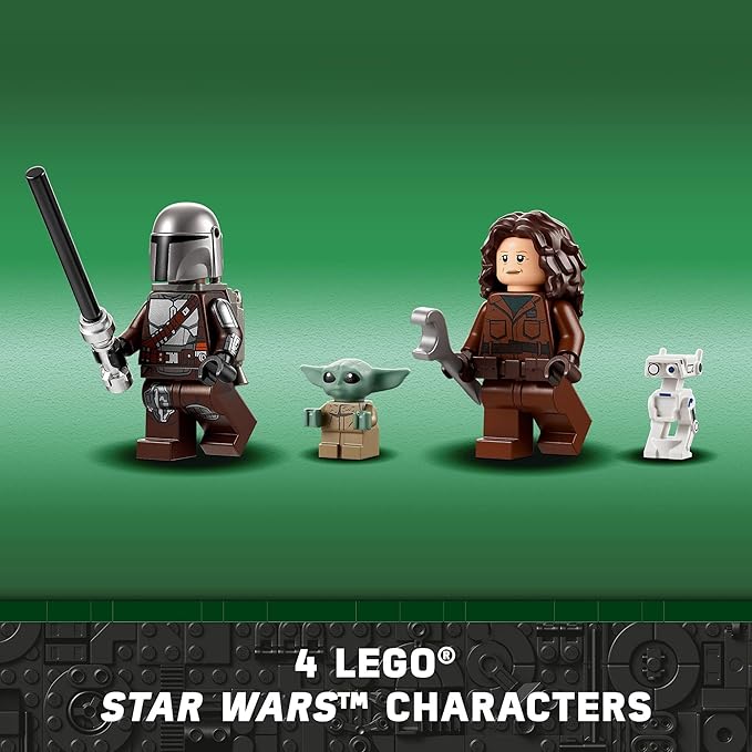 LEGO Star Wars The Mandalorian's N-1 Starfighter 75325 Building Set - The Book of Boba Fett, Featuring Baby Yoda Grogu and Droid Toy Figures, Birthday Gift idea for Kids, Boys & Girls Ages 9+