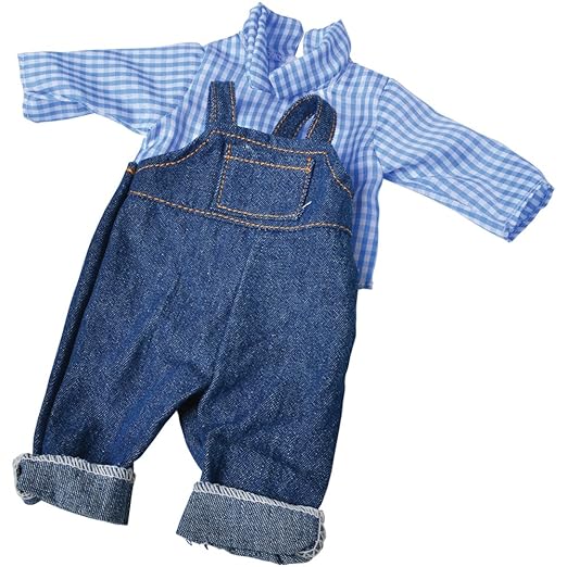 Constructive Playthings-GAN-61 Washable Clothing for 12-14 Inch Baby Dolls, Set of 4 Outfits