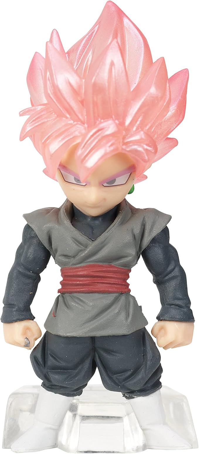 Dragon Ball Super Dragon Ball Adverge SS Blue Goku, SS Rose Goku Black and Golden Freiza 2.5-Inch Mini Figure 4-Pack
