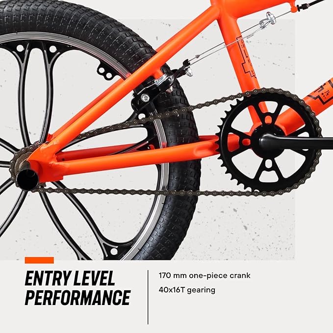 Mongoose Legion Kids Freestyle Sidewalk BMX Bike, Beginner Riders, Boys and Girls, 16-20-inch Wheels, Hi-Ten Steel Frame, Micro Drive BMX Gearing