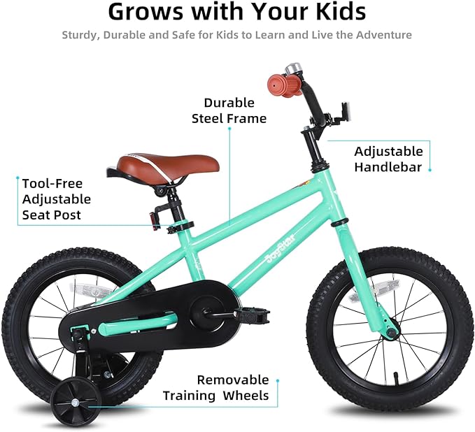 JOYSTAR Kids Bike for Ages 2-12 Years Old Boys Girls, 12-20 Inch BMX Style Kid's Bikes with Training Wheels, Children Bicycle for Kids and Toddler, Multiple Colors
