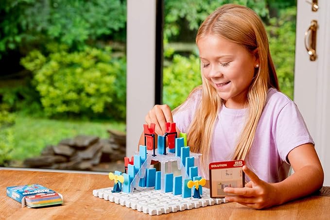 Think Fun 44001012 ThinkFun Domino Maze STEM Toy and Logic Game for Boys and Girls Age 8 and Up - Combines the Fun of Dominos With the Challenge of a Puzzle