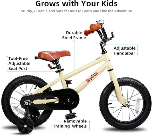 JOYSTAR Kids Bike for Ages 2-12 Years Old Boys Girls, 12-20 Inch BMX Style Kid's Bikes with Training Wheels, Children Bicycle for Kids and Toddler, Multiple Colors